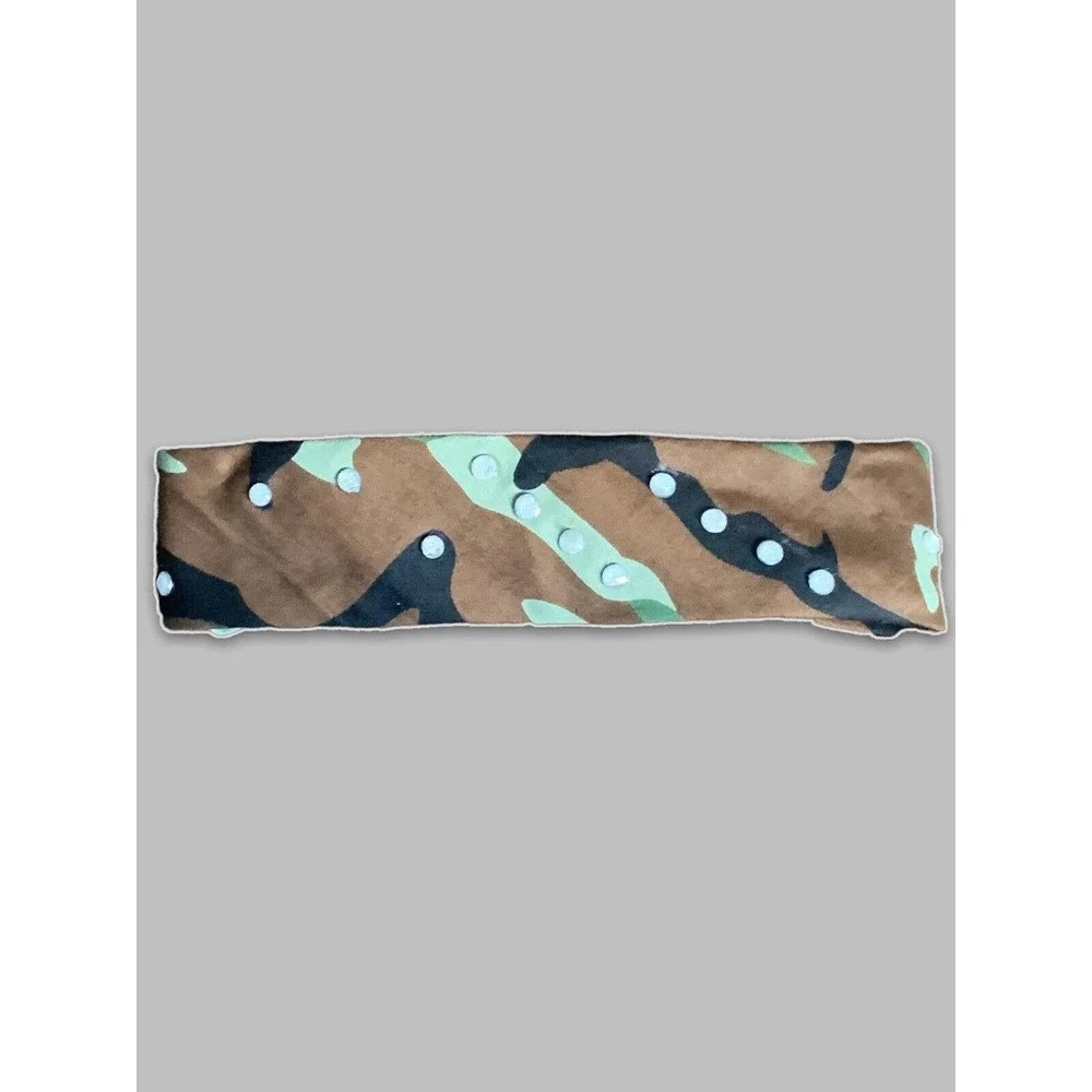 Camouflage CAMO Bandana Biker Do Rag Durga Head-Wrap Headband Dress UP Bling